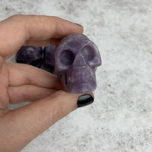 Load and play video in Gallery viewer, Lepidolite Skull

