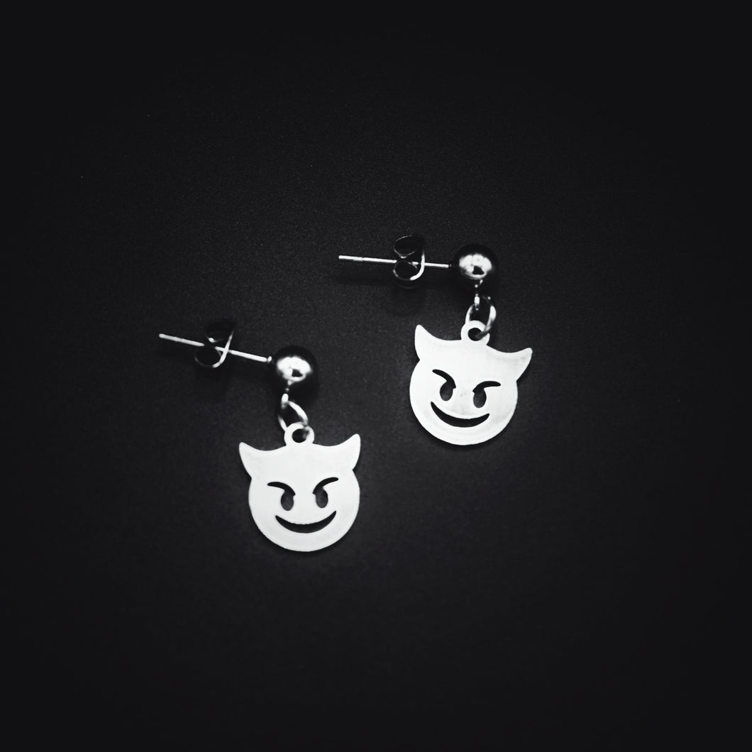 Devil Emoji Earrings