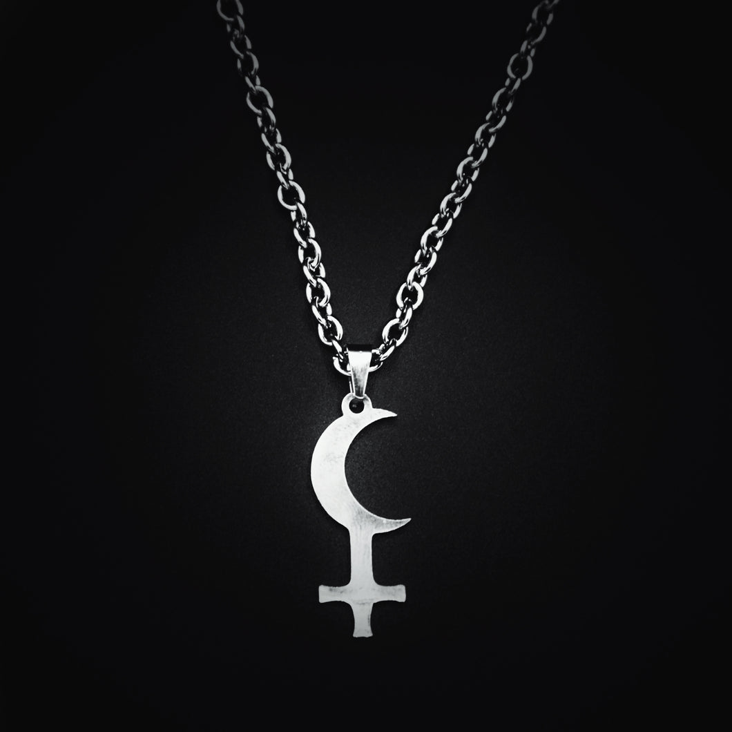 Lilith: Black Moon Necklace