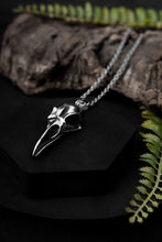 Load image into Gallery viewer, Nevermore Raven Skull Necklace

