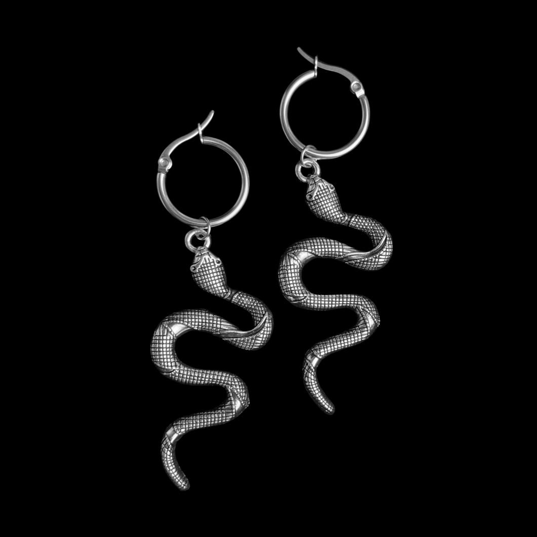 Venom Snake Earrings