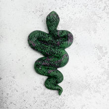 Load image into Gallery viewer, Ruby Zoisite Snake
