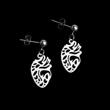 Load image into Gallery viewer, Anatomical Heart Earrings
